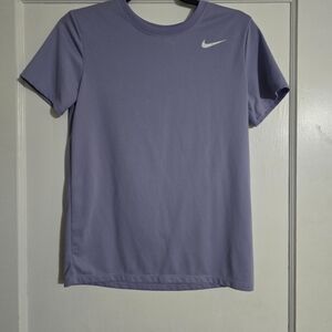 Nike Lavender Tee with White Swoosh